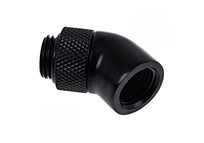 Alphacool Racor Giratorio 45° G1/4 Negro