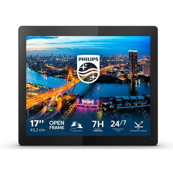 Monitor Philips B Line 172B1TFL/00 17" LED SXGA 75Hz Táctil con Marco Abierto Monitor Philips B Line 172B1TFL/00 17" LED SXGA 75Hz Táctil con Marco Abierto