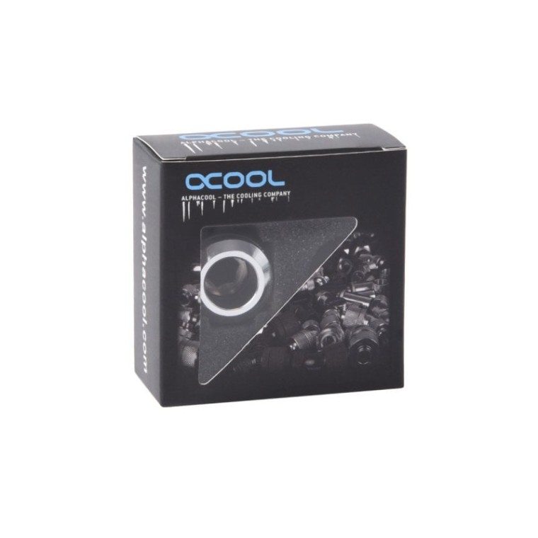 Alphacool Racor Icicle PRO 13mm HardTube G1/4 Cromo