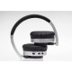 Denver BTN206 Auriculares Bluetooth Plata-Negro