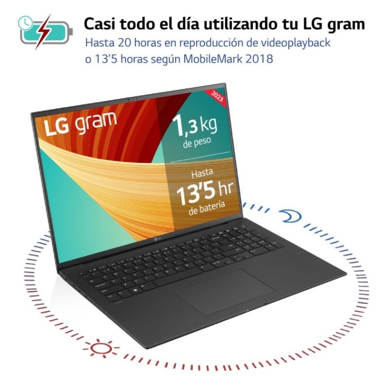 LG Gram 17Z90R-E.AD75B Intel Evo Core i7-1360P/32GB/512GB SSD/RTX 3050/17"