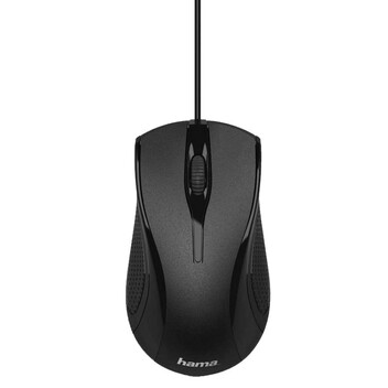 Hama MC-200 Ratón con Cable 1000DPI Negro Hama MC-200 Ratón con Cable 1000DPI Negro
