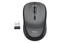 Trust Yvi Wireless Ratón Inalámbrico 1600DPI Gris