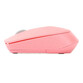Rapoo M100 Silent Ratón Óptico Inalámbrico Silencioso Multimodal 1300DPI Rosa