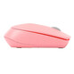 Rapoo M100 Silent Ratón Óptico Inalámbrico Silencioso Multimodal 1300DPI Rosa