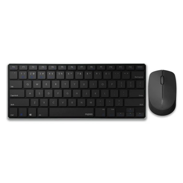 Rapoo 9000M Teclado+Ratón Inalámbrico 2.4 GHz Ultra Slim Negro