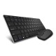 Rapoo 9000M Teclado+Ratón Inalámbrico 2.4 GHz Ultra Slim Negro