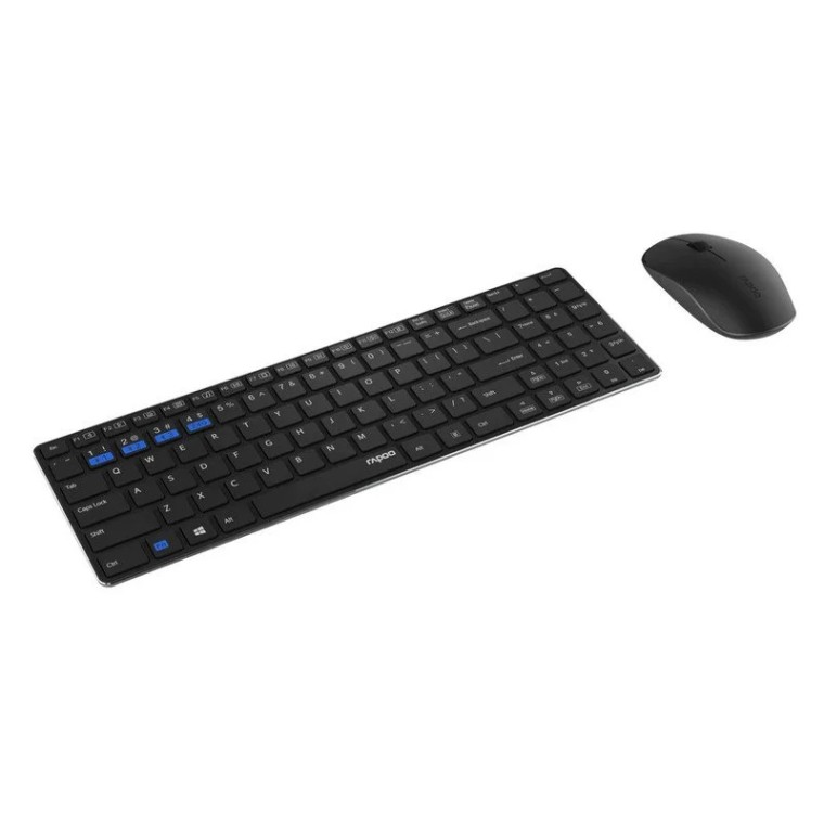 Rapoo 9300M Teclado+Ratón Inalámbrico Advanced Combo Negro