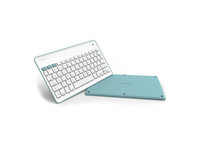 SilverHT Wireless BT Teclado Inalámbrico Azul y Blanco para Tablets SilverHT Wireless BT Teclado Inalámbrico Azul y Blanco para Tablets