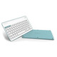 SilverHT Wireless BT Teclado Inalámbrico Azul y Blanco para Tablets
