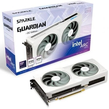 Tarjeta Gráfica Tarjeta Gráfica Sparkle Intel Arc B570 Guardian Luna OC 10GB GDDR6 TORN 2.0 Ray Trac