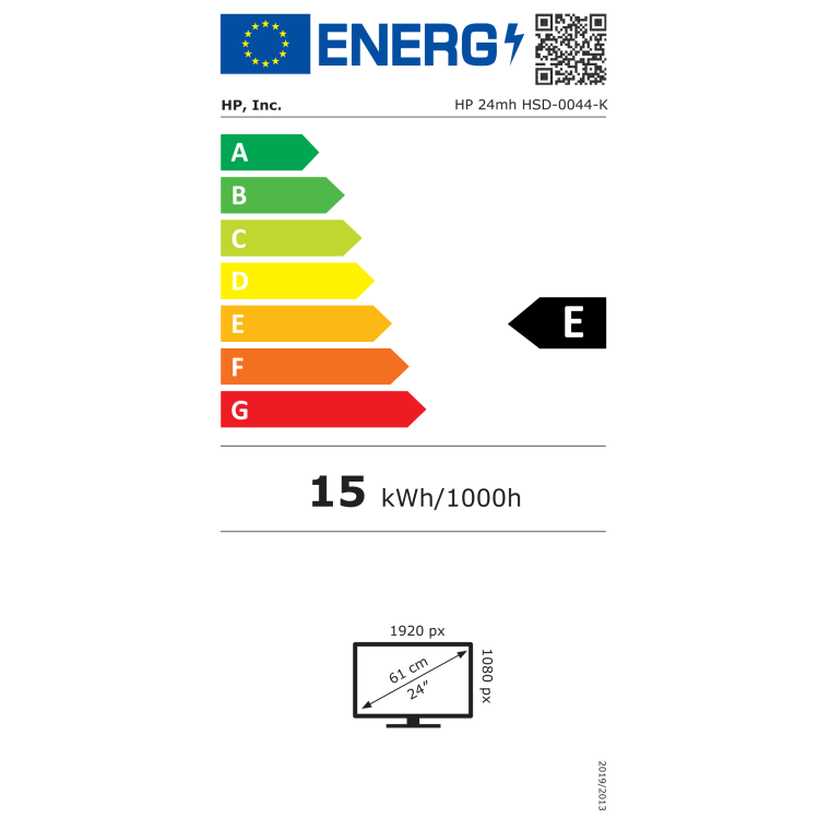 HP 24mh 23.8" LED IPS FullHD