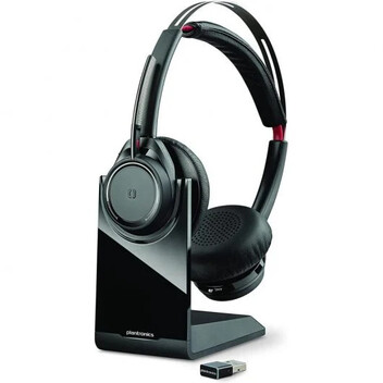 Plantronics Voyager Focus UC-M Auriculares Inalámbricos con Soporte Negro Plantronics Voyager Focus UC-M Auriculares Inalámbricos con Soporte Negro