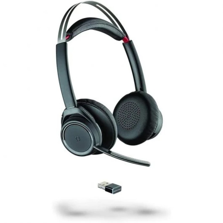 Plantronics Voyager Focus UC Auriculares Inalámbricos Negros