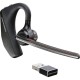 Poly Voyager 5200 Auricular Inalámbrico Bluetooth con Base de Carga Negro