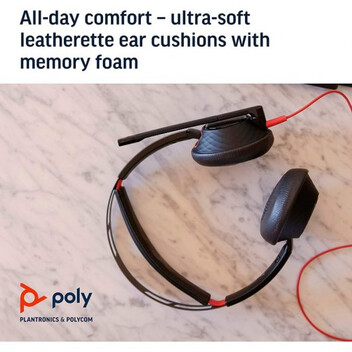Poly Blackwire 5220 Auriculares USB para Centro de Llamadas Poly Blackwire 5220 Auriculares USB para Centro de Llamadas