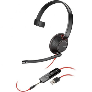 Plantronics Blackwire 5210 Auricular Monoaural Jack 3.5mm/USB-C Negro Plantronics Blackwire 5210 Auricular Monoaural Jack 3.5mm/USB-C Negro