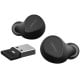 Jabra Evolve 2 Buds USB-A MS Auriculares Bluetooth Negros + Almohadilla de Carga Inalámbrica