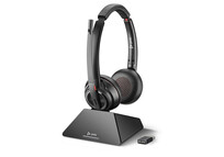 Poly Savi 8220 UC Sistema Inalámbrico de Auriculares DECT para Oficina Negro Poly Savi 8220 UC Sistema Inalámbrico de Auriculares DECT para Oficina Negro