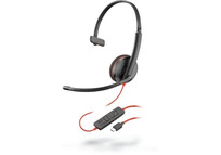 Poly Blackwire 3210 Auriculares USB para Centro de Llamadas