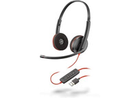 Poly Blackwire 3220 Auriculares con Micrófono USB Negros Poly Blackwire 3220 Auriculares con Micrófono USB Negros