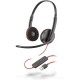 Poly Blackwire 3220 Auriculares con Micrófono USB Negros