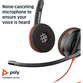 Poly Blackwire 3220 Auriculares con Micrófono USB Negros Poly Blackwire 3220 Auriculares con Micrófono USB Negros