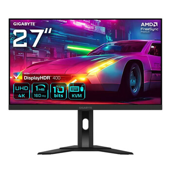 Monitor Gigabyte M27UA 27" 4K UHD 160Hz SS-IPS FreeSync Premium KVM HDR400 USB-C Altura Ajustable