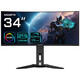 Monitor Gigabyte MO34WQC 34" QD-OLED UltraWide QHD 175Hz 0.03ms Altura Ajustable FreeSync Premium Pr