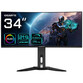 Monitor Gigabyte MO34WQC 34" QD-OLED UltraWide QHD 175Hz 0.03ms Altura Ajustable FreeSync Premium Pr