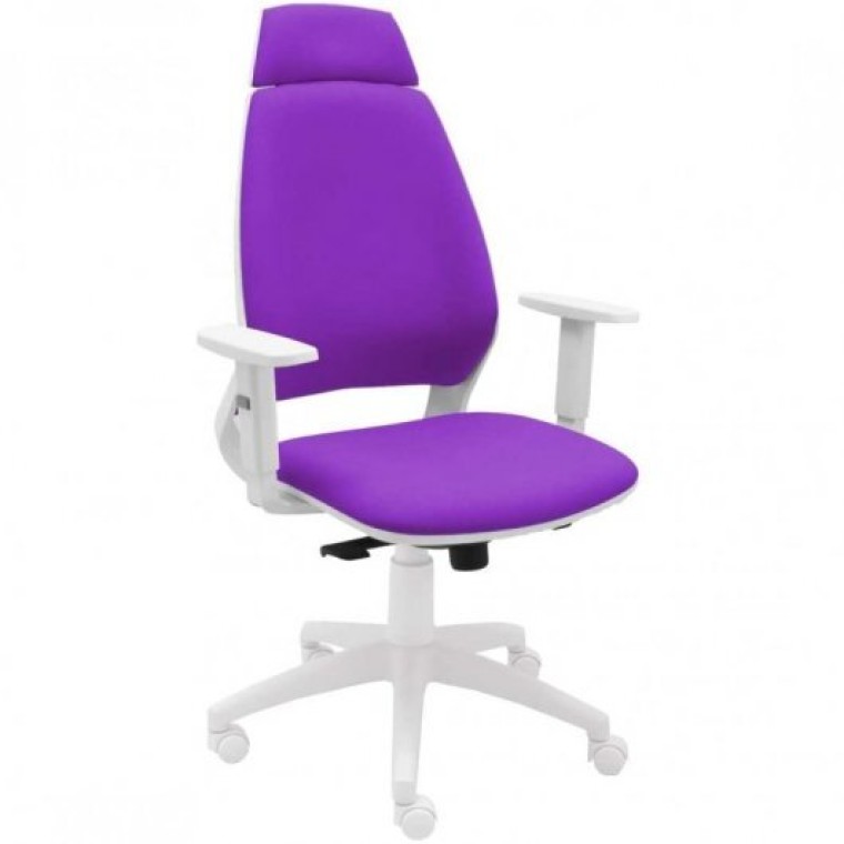 La Silla de Claudia 4U Silla Ergonómica Blanca Profesional Para Oficina Brazos Regulables Cabezal Mo