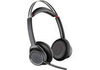 Poly Voyager Focus UC Auriculares Inalámbricos con Cancelación de Ruido Activa Negros