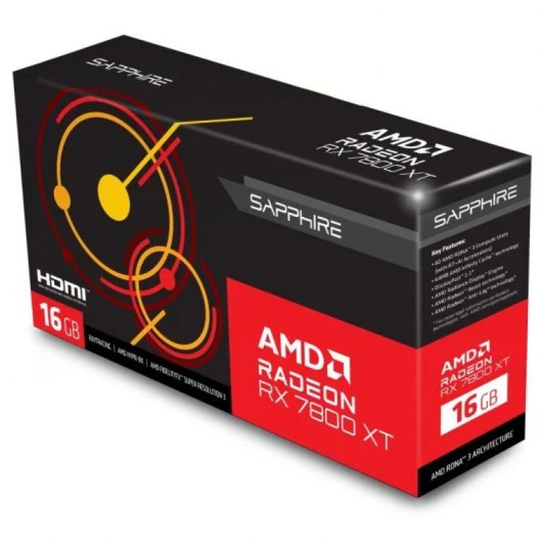 Sapphire AMD Radeon RX 7800 XT 16GB GDDR6