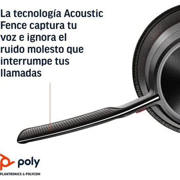Poly Voyager Focus 2 UC Auriculares USB-A/Bluetooth Negros