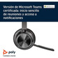 Poly Voyager Focus 2 UC Auriculares USB-A/Bluetooth con Certificación Microsoft Teams Negros Poly Voyager Focus 2 UC Auriculares USB-A/Bluetooth con Certificación Microsoft Teams Negros