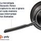 Poly Voyager Focus 2 UC Auriculares USB-A/Bluetooth con Certificación Microsoft Teams Negros