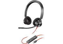Poly Blackwire 3320 Auriculares USB-C Negros