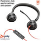 Poly Blackwire 3320 Auriculares USB-C Negros