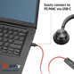 Poly Blackwire 3320 Auriculares USB-C Negros