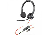 Poly Blackwire C3325-M Auriculares Binaurales USB/Jack 3.5mm Negro