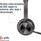 Poly Voyager Focus 2 UC Auriculares Inalámbricos USB-C con Cancelación de Ruido Activa