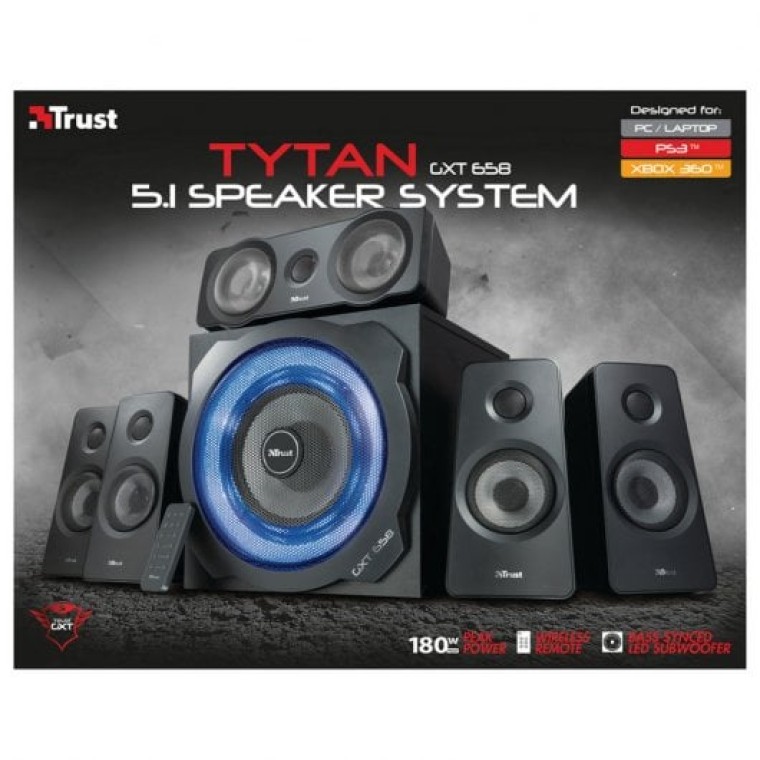 Trust GXT 658 Tytan Altavoces 5.1