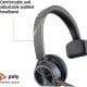 Poly Voyager 4310 UC Auricular Inalámbrico Monoaural Negro