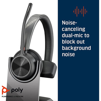 Poly Voyager 4310 UC Auricular Inalámbrico Monoaural con Base de Carga Negros Poly Voyager 4310 UC Auricular Inalámbrico Monoaural con Base de Carga Negros
