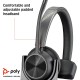 Poly Voyager 4310 UC Auricular Inalámbrico Monoaural con Base de Carga Negros