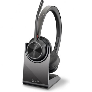 Poly Voyager 4320 UC Auriculares Inalámbricos con soporte de carga