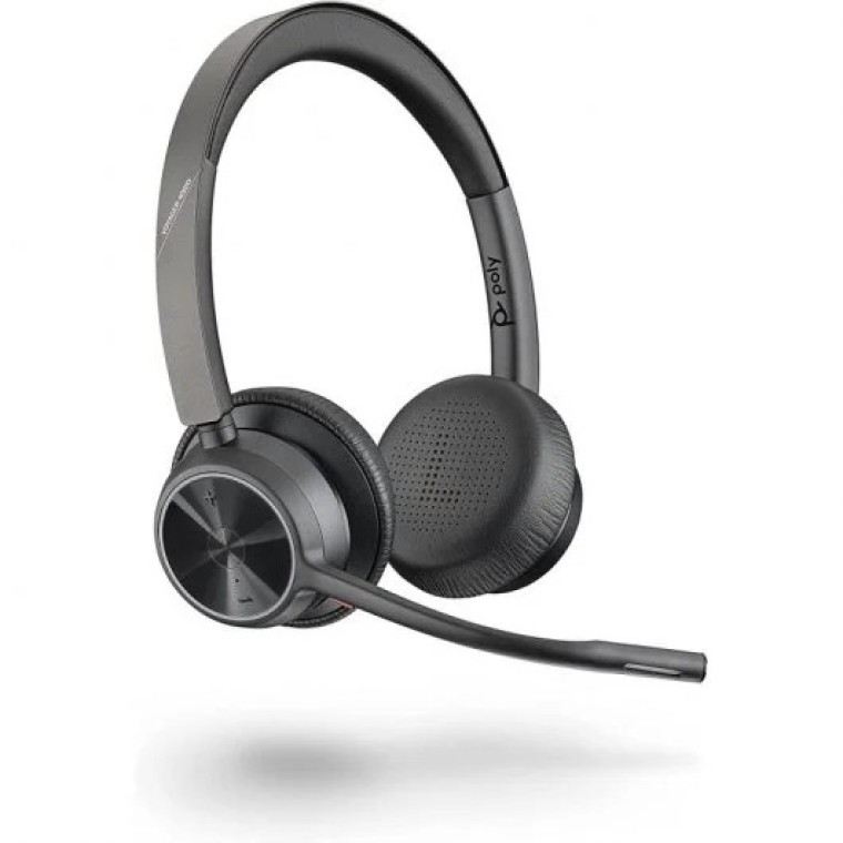 Poly Voyager 4320 UC Auriculares Bluetooth/USB-C para Centro de Llamadas