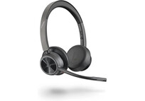 Poly Voyager 4320 UC Auriculares Inalámbricos Negros