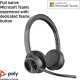 Poly Voyager 4320 UC Auriculares Inalámbricos Negros