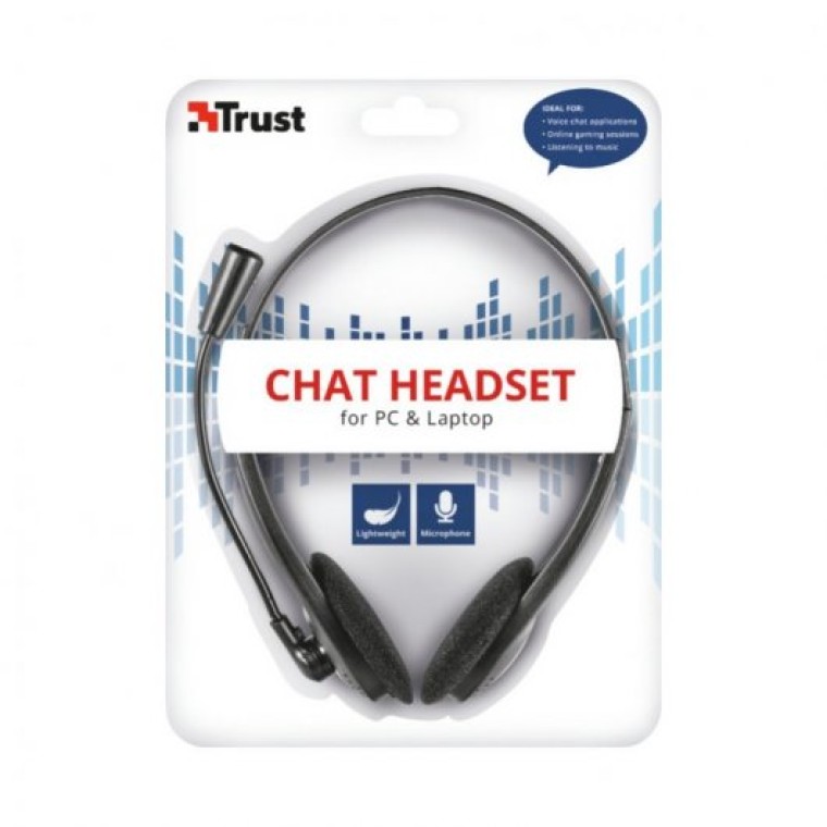 Trust Chat Headset Auriculares con Micrófono